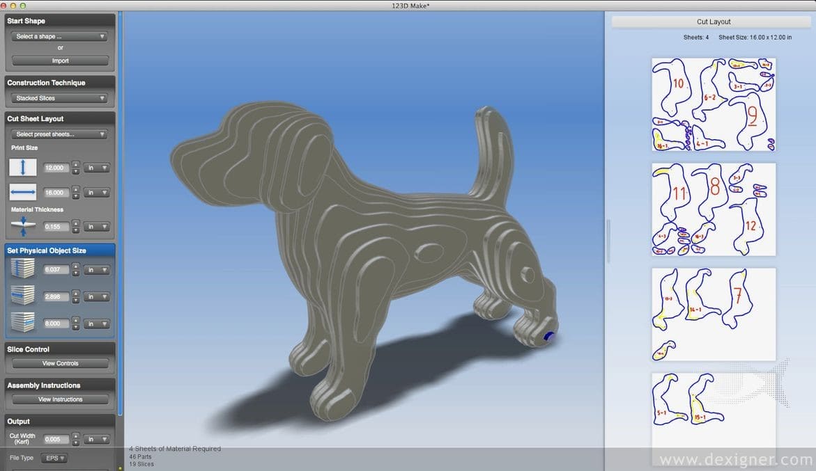 123D Catch с послойным разбиением на слои 123D Catch слои